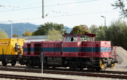 20231004 Lindau Bahnhof MAK 1000 BB Bauzug (1b)