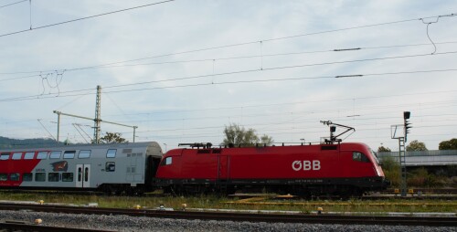 20231004 Lindau Bahnhof neu ÖBB Wiesel Taurus BR 1116 BR 182 (4)