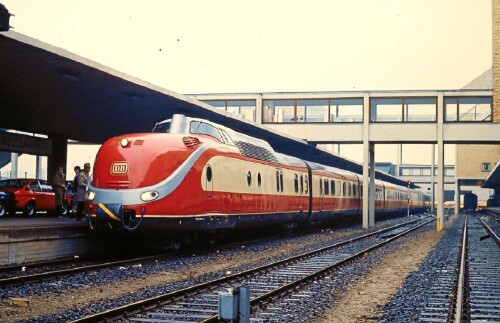 Bremerhaven Bahnhof 1979 VT 11.5 BR 601 Intercity IC DB Deutsche Bundesbahn (10)