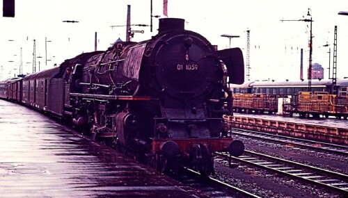 1967 Bremen Hbf Bahnhof Hauptbahnhof BR 01 1059