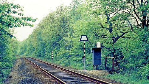1976 Trittau Eisenbahnstrecke Gleise (4)