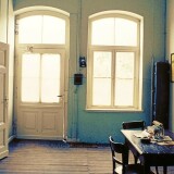 Trittau-Bahnhof-Innenansichten-1976-Fahrkartenschalter-Flur-8