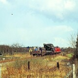 grohnwoldt_Bahnhof_Gleisabbau_Schienenkran_Schwerlastkra_DB_1977_Streckenstilllegung_BR260_Ruckbau