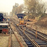 Blumendorf-Bahnhof-1974-Gleiserneuerung-Industriegleis-1