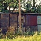 Sulfeld_Bahnhof_1973_Haltestelle_preusischer_Guterwagen_als_Abstell_Schuppen