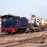 Emden-Bahnhof-1975-BR-236-V36-Zementmischer-Rungenwagen