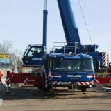 Grove_Schwerlastkran_Teleskopkran_Seeland_Ham_Schwarzenbek_Bahnhof_Modernisierung_2024_Bahnsteigdach-3