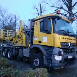 Mercedes_LKW_Zwei_Wege_Fahrzeug_Oberleitung_Montage_Schwarzenbek_Bahnhof_Modernisierung_2024_a-9a