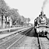 BR_78_203_Bargteheide_Bahnhof_1958_Vogelfluglinie_Dampflok