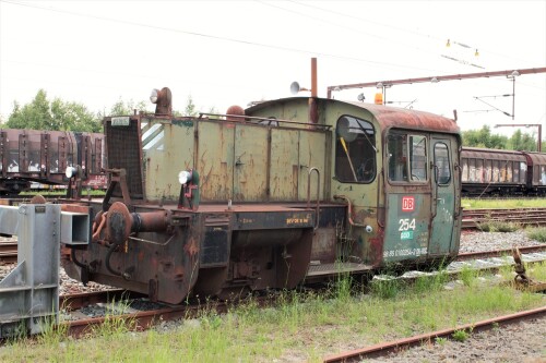 Köf II 2 DB DSB 202207 Padborg Bahnhof DSB Dänemark (1)