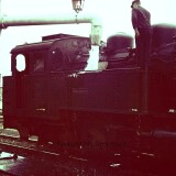 Uchte_Bahnhof_1966_Mindener_Kreiseisenbahn_Dampflok_a_Wasserkran