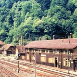 Hollentalbahn_Hirschsprung_Bahnhof_Signal_Oberleitung_1967_Weichen_Gleisanlagen-3