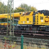 Schwerlastkran_Schwarzenbek_Bahnhof_Tausch_Weichen_Bauzug_2024_Okt_Streckenerneuerung_Zug-1