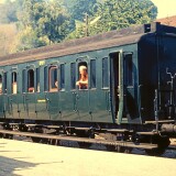 Landerbahn_Waggon_Kandern_Bahnhof_Dampflok_historischer_Zug_1973
