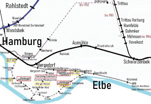 aa LBE Das Netz Lübeck Büchener Eisenbahn damals (4)