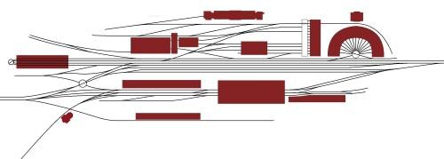 1857 GLP Gleisplan Hamburg Berliner Bahnhof 1857