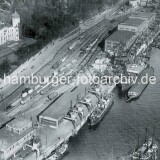 1950_Hafenbahn_Hafenanlage_Altonaer-Hafen_Grosen_Elbstrase_Eisenbahnwaggons_Gleisanlage_Altonaer-Kaispeicher