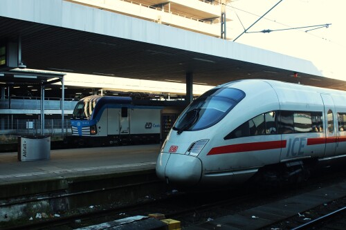 ICE T ICE 3 BR 411 BR 193 Altona Bahnhof Hamburg Kopfbahnhof Feb 2025 (1)