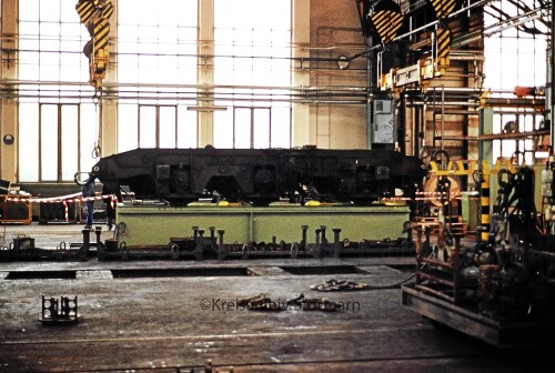 München Freimann Ausbesserungswerk AW 1985 Tag der offenen Tür Drehgestell BR 103 oder 151