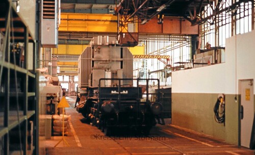 München Freimann Ausbesserungswerk AW 1985 Tag der offenen Tür Transformator