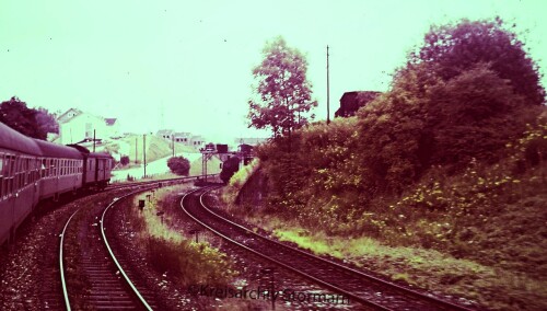 Einfahrt Kempten Bahnhof 1966