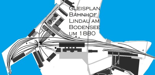 1880 Lindau Bahnhof Insel Gleisplan GLP Bodensee (11)