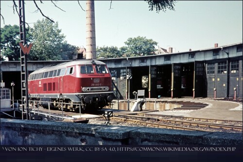 Lindau Drehscheibe Br 210 002 Lokschuppen