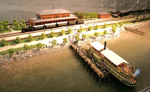 1860 Starnberg Bahnhof Modell Heimatmuseum Kopie