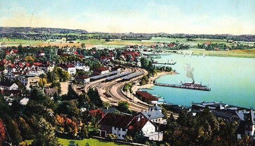 1915 Starnberg Bahnhof Starnberger See Seeblick