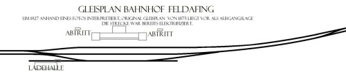 Feldafing Gleisplan GLP 1930