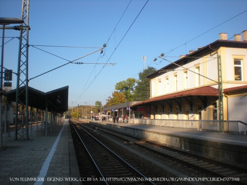 Bahnhof Tutzing Bahnsteige