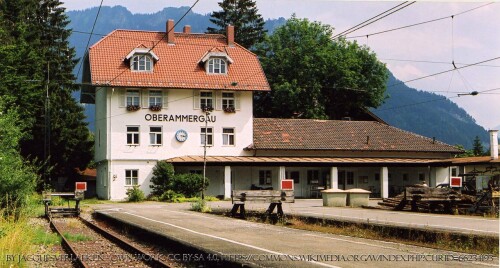 2004 08 02 8 OBERAMMERGAU Bahnhof