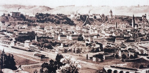 1890 Bahnhof Schongau Gleisbild (2)