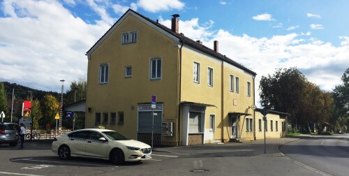Bahnhof Schongau 2014 2023 Bahnhofsgebäude Empfangsgebäude