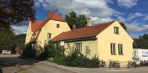 Bahnhof Schongau 2014 2023 ehemaliges Bahnmeisterei Gebäude (1)