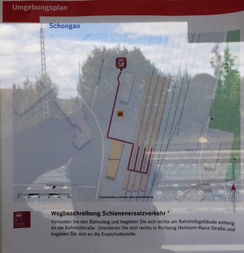 Bahnhof Schongau Geschichte Strecke nach Landsberg Kaufbeuren Weilheim (6)