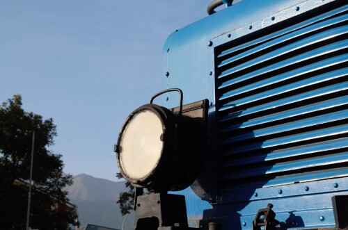 Lok 2 Zugspitzbahn Garmisch Patenkirchen Denkmal blau Schmalspurbahn (3)