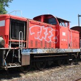 a_BR_346_V_60_DR_Willke_Gleisbau_Ludwigslust_2025_Juni_26_Eroffnung_Lokschuppen