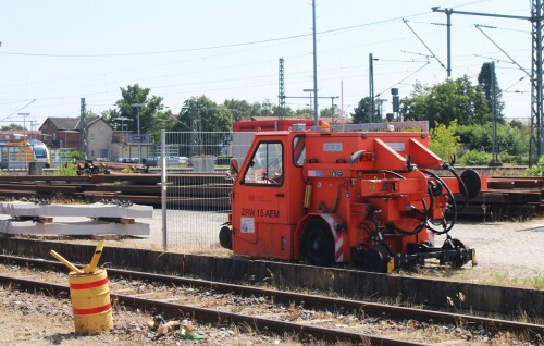 Zweiwegefahrzeug 1849 DB AG ZRW 15 ARM Ludwigslust 2025 Juni 26 Eröffnung Lokschuppen (1)