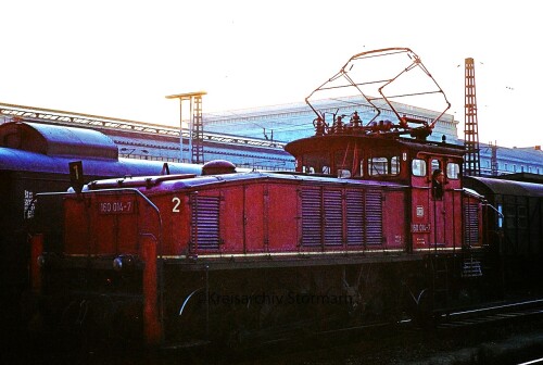 BR 160 014 Mannheim Bahnhof 1969