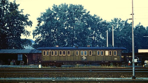 Länderbahn Personenwagen Mannheim Bahnhof 1969