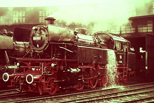 BR 066 002 Gießen Bahnhof 1972 (3)