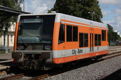 Prignitzer eisenbahn bombardier lvt s City Bahn DB Pop Art kieselgrau orange Bahngarfield Christian