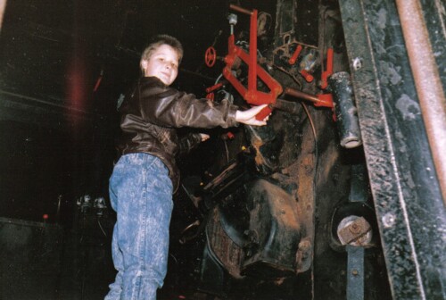 Dampflok Fahrt Darmstadt Ost 1985 (2)