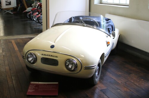 Brütsch V 2 Cabrio 2 seater 1957 Automuseum Schramberg 2025 Mai (1)