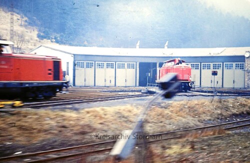 1966 Gerolstein Bahnhof Bayern Eifelbahn