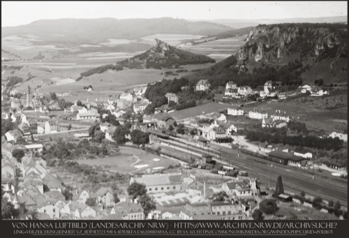 Gerolstein Bahnhof Luftbild 1932