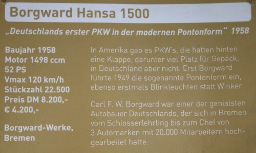 Borgward Isabelaa Hansa schwarz weiß 1500 rot Automuseum Schramberg 2025 Mai (3)