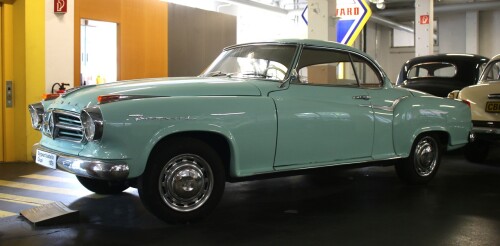 Borgward Isabella Coupe türkis Automuseum Schramberg 2025 Mai (1)