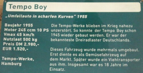 Tempo boy hamburg Automuseum Schramberg 2025 Mai (2)